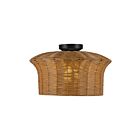 Kuzco Lighting SF641016MB Kai 1-Light 60W Matte Black Semi Flush Mount