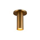 Kuzco Lighting SF90406-VB-UNV Mason 8W Vintage Brass LED Semi Flush Mount