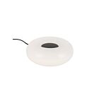Kuzco Lighting TL12409-BK-OP Nimbus 9W Black and Opal Glass LED Table Lamp