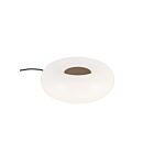 Kuzco Lighting TL12409-VB-OP Nimbus 9W Vintage Brass and Opal Glass LED Table Lamp