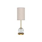 Kuzco Lighting TL321201NBWL Marni 12W Natural Brass and White Linen LED Table Lamp