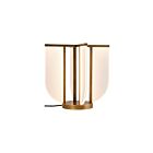 Kuzco Lighting TL336815VB Anders 20W Vintage Brass LED Table Lamp