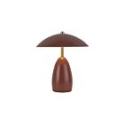 Kuzco Lighting TL437409BGD Poppy 3W Burgundy LED Table Lamp