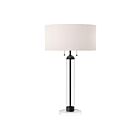 Kuzco Lighting TL567218MBWL Sasha 2-Lights 120W Matte Black and White Linen Table Lamp