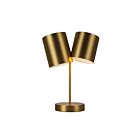 Kuzco Lighting TL58814-BG Keiko 2-Lights 120W Brushed Gold Incandescent Table Lamp