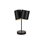 Kuzco Lighting TL58814-BK Keiko 2-Lights 120W Black Incandescent Table Lamp