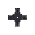 Kuzco Lighting TRC989134-BK Trilo Black Track X-Connector