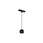 Kuzco Lighting TRP26903-BK Faria 8W Black LED Pendant
