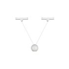Kuzco Lighting TRP27203-WH Faria Double 8W White LED Pendant