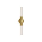 Kuzco Lighting VL416102BG Rue 2-Lights 120W Brushed Gold Bathroom Vanity Light
