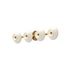 Kuzco Lighting VL45730-BG-GO Holt 34W Brushed Gold and Glossy Opal Glass LED Bathroom Vanity Light