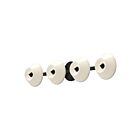 Kuzco Lighting VL45730-BK-GO Holt 34W Black and Glossy Opal Glass LED Bathroom Vanity Light
