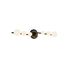 Kuzco Lighting VL55529-BK-OP Cypress 22W Black and Opal Matte Glass LED Bathroom Vanity Light