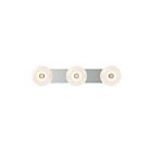 Kuzco Lighting VL57532-CH-OP Samar 3-Lights 180W Chrome and Opal Glass Bathroom Vanity Light