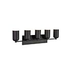 Kuzco Lighting VL57732-BK Nola 5-Lights 200W Black Incandescent Bathroom Vanity Light
