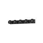 Kuzco Lighting VL648540MB Willow 5-Lights 300W Matte Black Bathroom Vanity Light