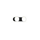 Kuzco Lighting VL72213-BK Novel 14W Black LED Bathroom Vanity Light