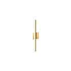 Kuzco Lighting WS10324-BG Vega 16W Brushed Gold LED Indoor Wall Sconces