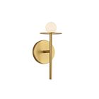 Kuzco Lighting WS15504-BG-UNV Elixir 4W Brushed Gold LED Indoor Wall Sconces