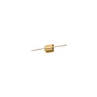 Kuzco Lighting WS18224-BG-UNV Vega Minor 18W Brushed Gold LED Indoor Wall Sconces