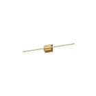 Kuzco Lighting WS18236-BG Vega Minor 31W Brushed Gold LED Indoor Wall Sconces