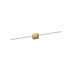 Kuzco Lighting WS18248-BG Vega Minor 44W Brushed Gold LED Indoor Wall Sconces