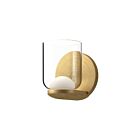 Kuzco Lighting WS52505-BG-CL Cedar 11W Brushed Gold and Clear LED Indoor Wall Sconces