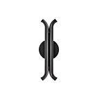 Kuzco Lighting WS89714-GBK Husk 15W Glossy Black LED Indoor Wall Sconces