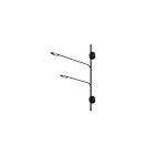 Kuzco Lighting WS90102-BK Rotaire 13W Black LED Indoor Wall Sconces