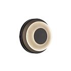 Kuzco Lighting WS97204-BK-FR Stephord 6W Black and Frosted Glass LED Indoor Wall Sconces