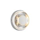 Kuzco Lighting WS97204-CH-CL Stephord 6W Chrome and Clear Glass LED Indoor Wall Sconces