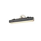 Kuzco Lighting WV307919ANTL Valise 18W Aged Nickel and Tuxedo Leather LED Bathroom Vanity Light