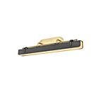 Kuzco Lighting WV307931VBTL Valise 32W Vintage Brass and Tuxedo Leather LED Bathroom Vanity Light
