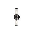 Kuzco Lighting WV309002UBCG Revolve 2-Lights 120W Clear Glass and Urban Bronze Bathroom Vanity Light