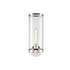 Kuzco Lighting WV311601PNCG Revolve II 1-Light 60W Clear Glass and Polished Nickel Bathroom Vanity Light