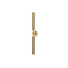 Kuzco Lighting WV316402VBMS Astrid 10W Metal Shade and Vintage Brass LED Bathroom Vanity Light