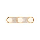 Kuzco Lighting WV320323VB Alonso 13W Vintage Brass LED Bathroom Vanity Light