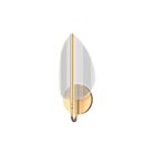 Kuzco Lighting WV321101NB Flora 9W Natural Brass LED Bathroom Vanity Light