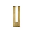 Kuzco Lighting WV322114VBAR Kismet 16W Vintage Brass and Alabaster LED Bathroom Vanity Light