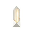Kuzco Lighting WV323112PNAR Caesar 11W Polished Nickel and Alabaster LED Bathroom Vanity Light