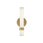 Kuzco Lighting WV324114VBGO-UNV Madison 14W Vintage Brass and Glossy Opal LED Bathroom Vanity Light