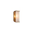 Kuzco Lighting WV327010VBAR Abbott 1-Light 60W Vintage Brass and Alabaster Bathroom Vanity Light