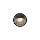 Kuzco Lighting WV330106UBCR Palais 9W Ribbed Glass and Urban Bronze LED Bathroom Vanity Light