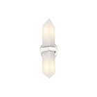 Kuzco Lighting WV334215PNAR Valencia 2-Lights 120W Polished Nickel and Alabaster Bathroom Vanity Light