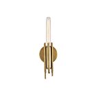 Kuzco Lighting WV335409VB Torres 1-Light 60W Vintage Brass Bathroom Vanity Light
