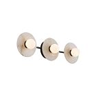 Kuzco Lighting WV346322UBAR Dahlia 11W Urban Bronze and Alabaster LED Bathroom Vanity Light