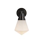 Kuzco Lighting WV348106UBOP Willard 1-Light 60W Urban Bronze and Opal Matte Glass Bathroom Vanity Light