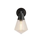 Kuzco Lighting WV348106UBPG Willard 1-Light 60W Urban Bronze and Prismatic Glass Bathroom Vanity Light