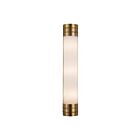 Kuzco Lighting WV348224VBOP Willard 3-Lights 180W Vintage Brass and Opal Matte Glass Bathroom Vanity Light