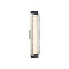 Kuzco Lighting WV374225UBCR Alai 29W Urban Bronze and Clear Ribbed Glass LED Bathroom Vanity Light